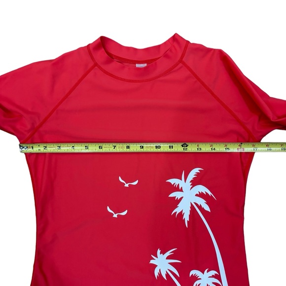 CharmLeaks UPF 50+ Rash Guard long Sleeve Swim Top size M - Picture 4 of 7